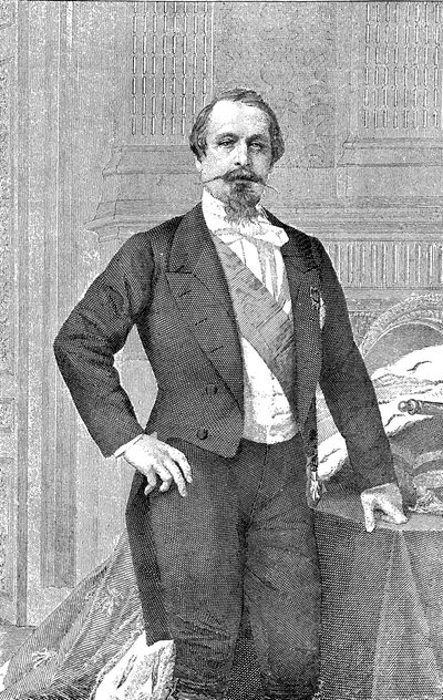 Portrett av keiser Napoleon III av Frankrike 1808-1873 av Unbekannt