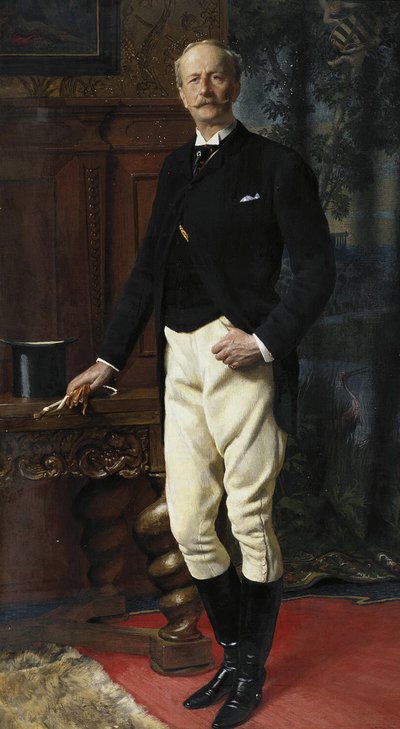 Portrett av Ernst I, hertug av Sachsen-Altenburg 1826-1908, 1893 av Unbekannt