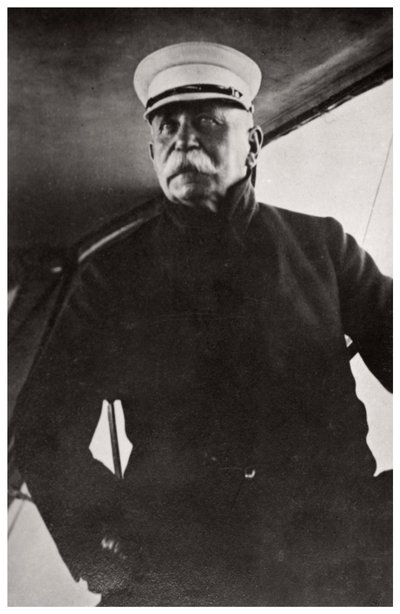 Portrett av Ferdinand, Graf von Zeppelin, tidlig på 1900-tallet 1933 av Unbekannt