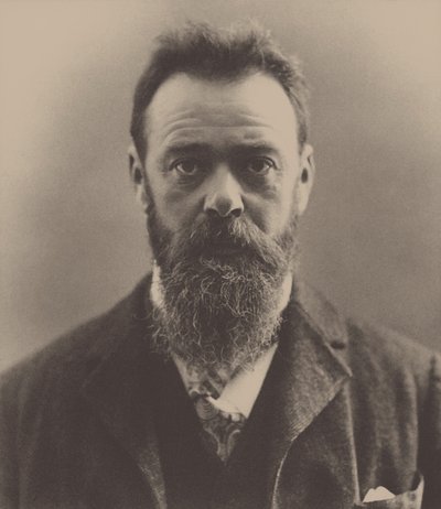 Portrett av Ferdinand Hodler 1853-1918. av Unbekannt