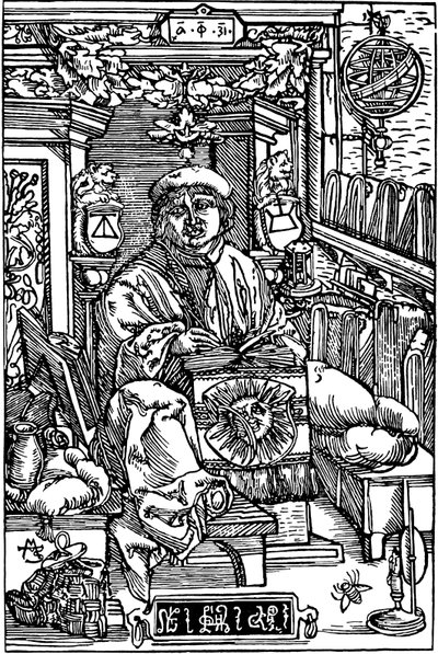 Portrett av Francysk Skaryna 1486-1541, 1517 av Unbekannt