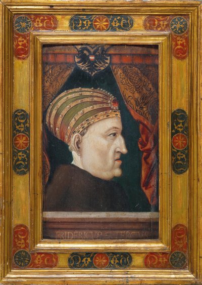 Portrett av Frederick III 1415-1493, den hellige romerske keiser, 1552. av Unbekannt