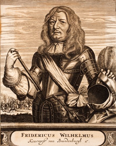 Portrett av Frederick William 1620-1688, kurfyrst av Brandenburg, hertug av Preussen, 1675. av Unbekannt