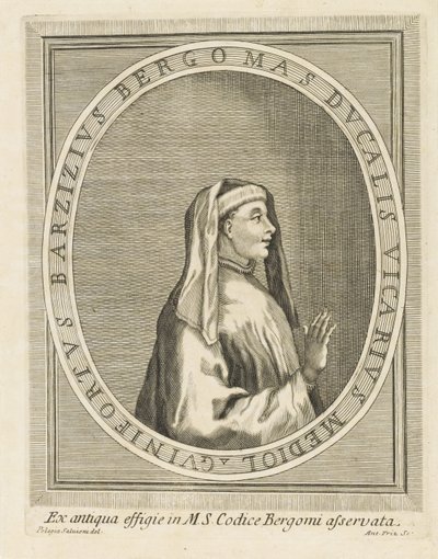 Portrett av Gasparinus de Bergamo, 1716-1717. av Unbekannt