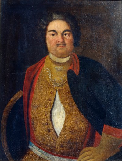 Portrett av Gavril Ivanovich Davydov 1784-1809, tidlig på 1800-tallet. av Unbekannt