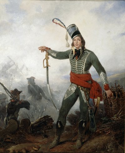 Portrett av general François Séverin Marceau-Desgraviers 1769-1796, ca. 1830. av Unbekannt