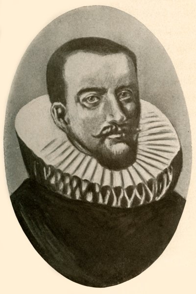 Portrett av Henry Hudson, engelsk navigatør i ruff, 1609, 1937. av Unbekannt
