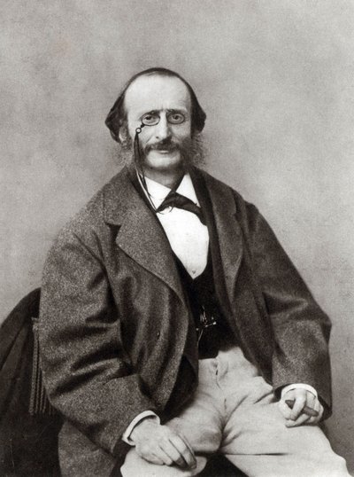 Portrett av Jacques Offenbach 1819-1880, ca 1865. av Unbekannt