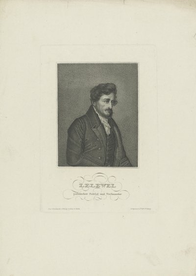 Portrett av Joachim Lelewel 1786-1861, 1830-årene. av Unbekannt