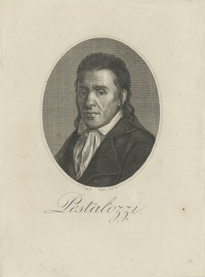 Portrett av Johann Heinrich Pestalozzi 1746-1827, 1805. av Unbekannt