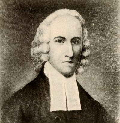 Portrett av Jonathan Edwards, i vanlig frakk og band av presbyteriansk minister, c1750, 1937. av Unbekannt