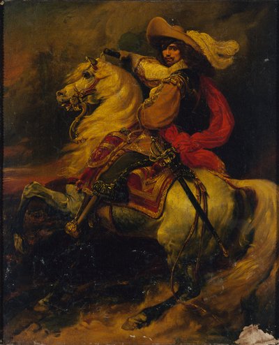 Portrett av Josias Rantzau 1609-1650, som marskalk av Frankrike, ca 1834. av Unbekannt