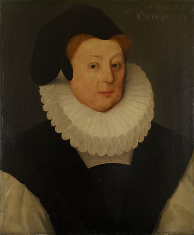 Portrett av Katherine, Lady Gresley, 1585. av Unbekannt