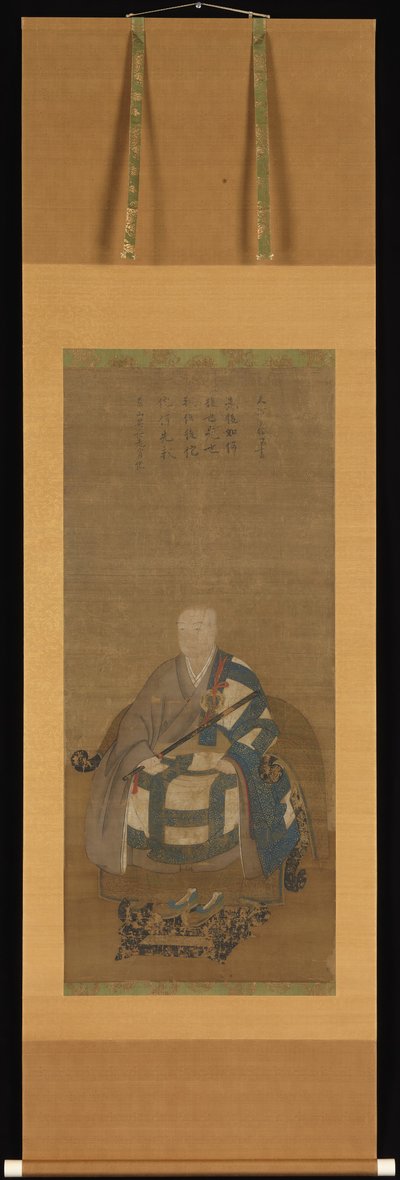 Portrett av Kyuzan Soei, 1600-tallet. av Unbekannt