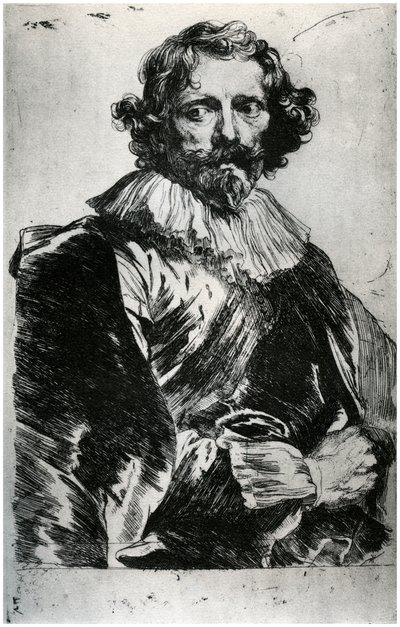 Portrett av Lucas Vorsterman, 1627-1632 1958 av Unbekannt