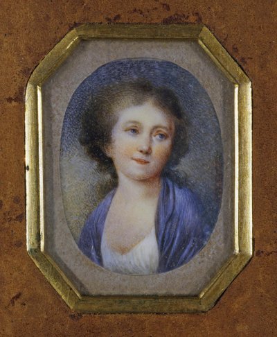 Portrett av Maria Alexeevna Lvova, første kvartal av 1800-tallet av Unbekannt