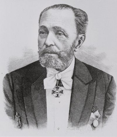Portrett av Marius Petipa 1818-1910, 1899 av Unbekannt