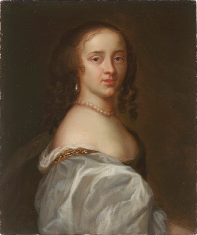 Portrett av Mary Somerset, hertuginne av Beaufort 1630-1715, ca. 1660. av Unbekannt