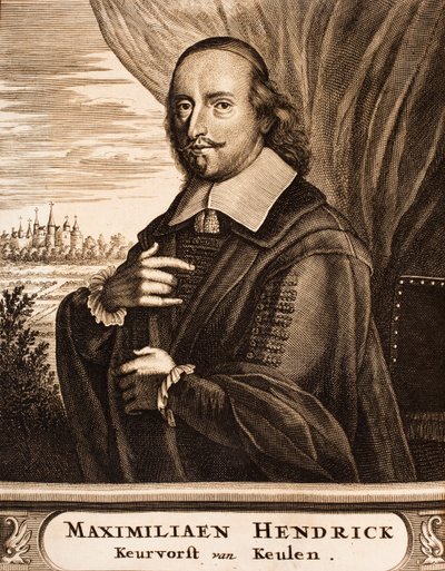 Portrett av Maximilian Henry av Bayern 1621-1688, erkebiskop av Köln, 1675. av Unbekannt