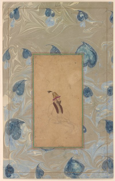 Portrett av Nadir Shah, midten av 1700-tallet. av Unbekannt