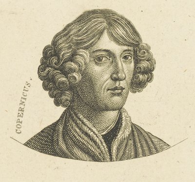 Portrett av Nicolaus Copernicus 1473-1543, ca. 1830-1840. av Unbekannt