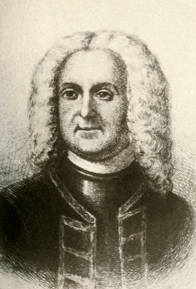 Portrett av Patrick Gordon, kolonialguvernør, c1690, 1937. av Unbekannt