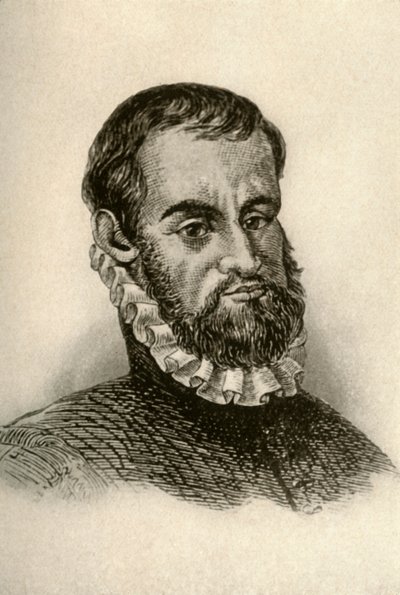 Portrett av Pedro Menendez de Aviles, viser spansk kjole, c1570-1580, 1937. av Unbekannt