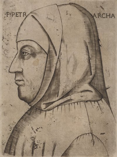 Portrett av Petrarch, første halvdel av 1500-tallet. av Unbekannt