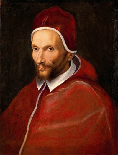 Portrett av pave Urban VII 1521-1590. av Unbekannt