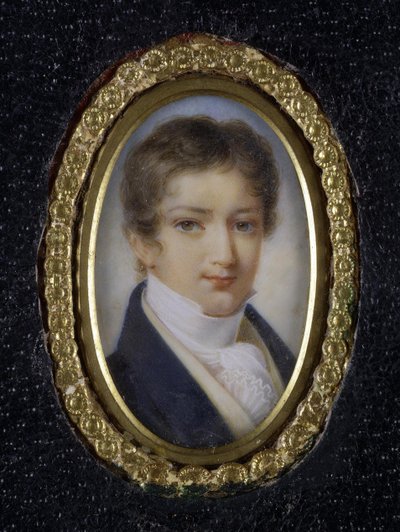 Portrett av prins Dmitrij Petrovitsj Volkonskij 1805-1859, første kvartal av 1800-tallet av Unbekannt