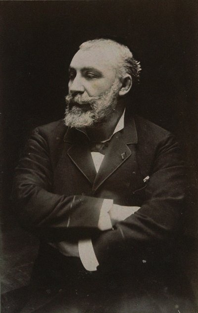 Portrett av Rodolphe Julian 1839-1907, ca. 1890. av Unbekannt