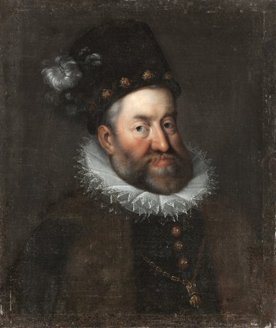 Portrett av Rudolf II av Østerrike 15521612, Den hellige romerske keiser, ca. 1600 av Unbekannt