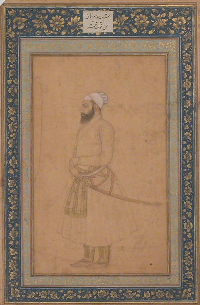 Portrett av Sayyid Amir Khan, andre halvdel av 1600-tallet. av Unbekannt