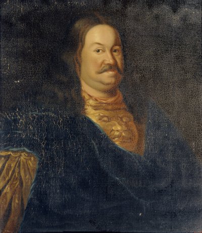 Portrett av senator prins Yakov Fyodorovich Dolgorukov 1639-1720, tidlig på 1700-tallet. av Unbekannt