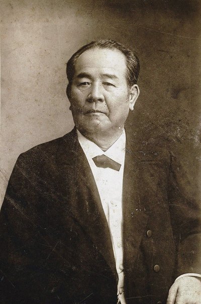 Skrevet av Shibusawa Eiichi 1840-1931, ca. 1890. av Unbekannt