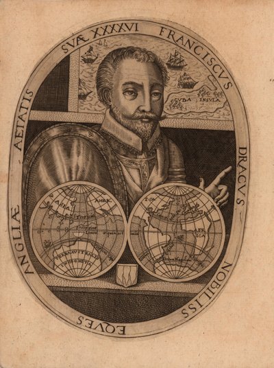 Portrett av Sir Francis Drake, 1596. av Unbekannt