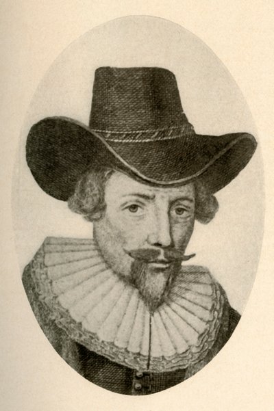 Portrett av Sir Isaac Pennington, i hatt båret i House of Burgesses, c1650-1660, 1937. av Unbekannt