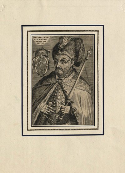 Portrett av Stephen Báthory, konge av Polen, slutten av 1500-tallet. av Unbekannt