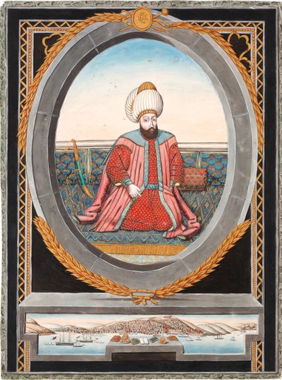 Portrett av Sultan Murad II 1404-1451 av Unbekannt