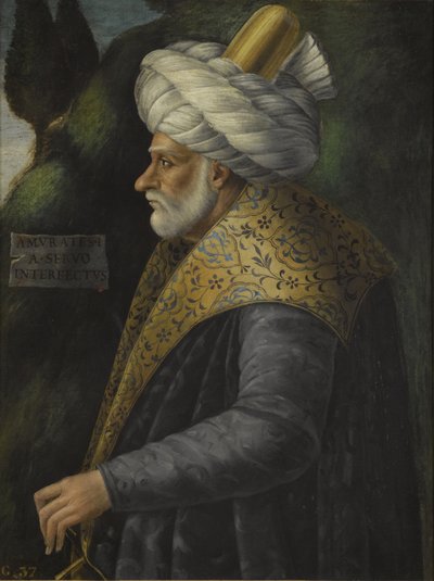 Portrett av Sultan Murad I 1326-1389, 1600-tallet av Unbekannt