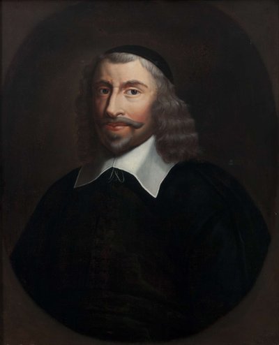 Portrett av Thomas Hobbes 1588-1679, siste fjerdedel av 1600-tallet av Unbekannt