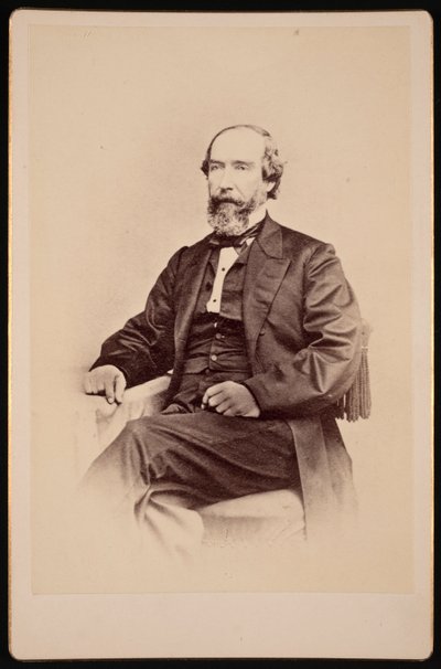 Portrett av Walter Lenox 1817-1874, før 1874. av Unbekannt