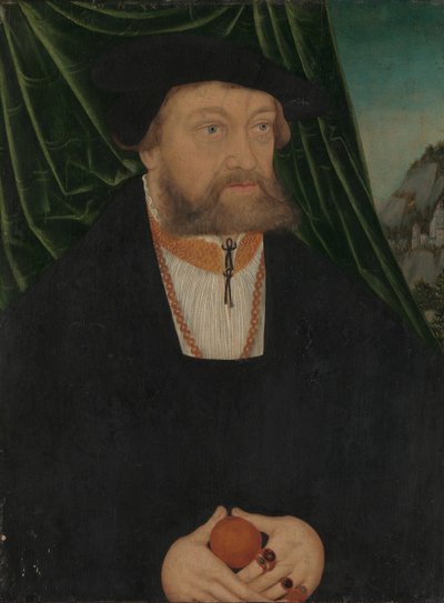 Portrett av en mann, 1537. av Unbekannt