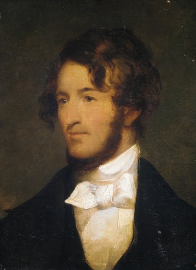 Portrett av en mann, 1800-1850. av Unbekannt