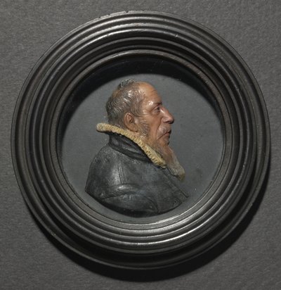 Portrett av en mann i svart, midten av 1600-tallet. av Unbekannt