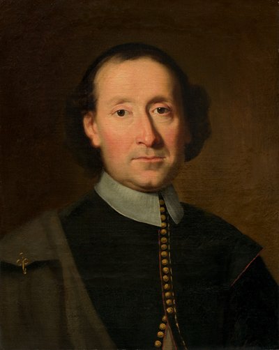 Portrett av en mann, midten av 1600-tallet. av Unbekannt