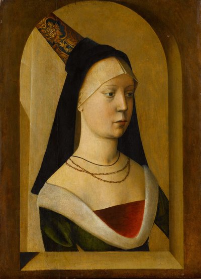 Portrett av en kvinne, ca. 1470-80. av Unbekannt
