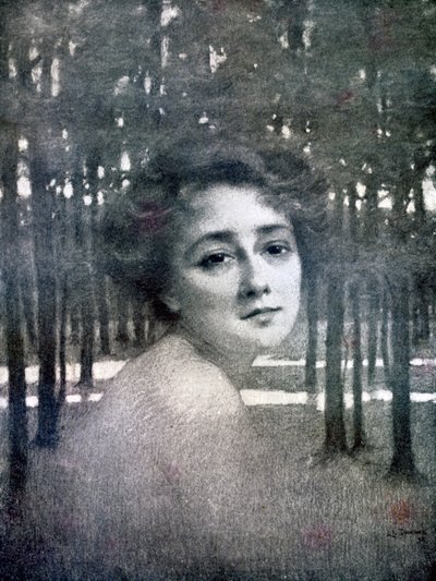 Portrett av en kvinne, 1898 av Unbekannt
