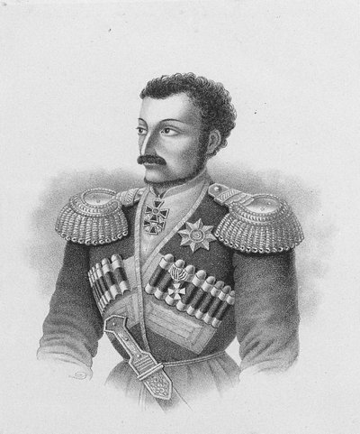 Portrett av generalmajor Nikolay Sleptsov 18151851, 1877 av Unbekannt