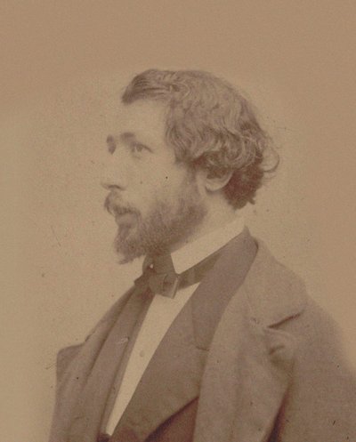 Portrett av pianist og komponist Charles Wehle 1825-1883, ca 1865. av Unbekannt